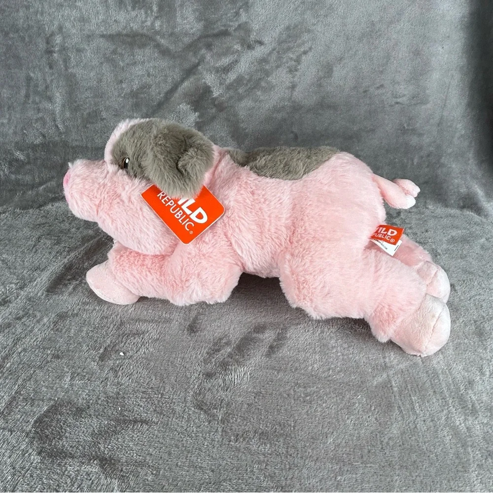 Ecokins Mini Pig Plush Soft Toy 12